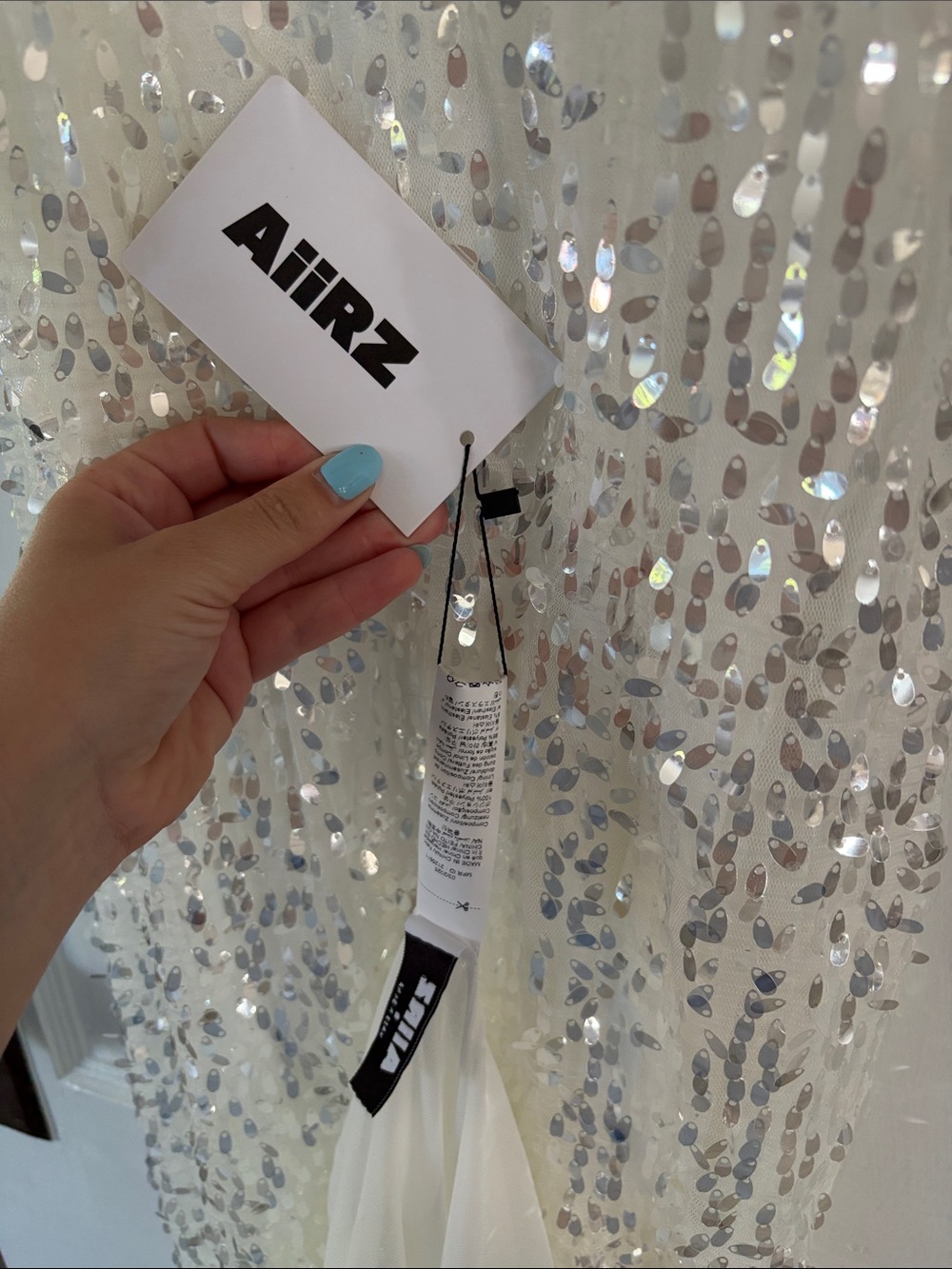 White Sequin Dress - Picture 8 of 8